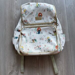 Disney Kids Backpack - Cream with Multicolor Characters